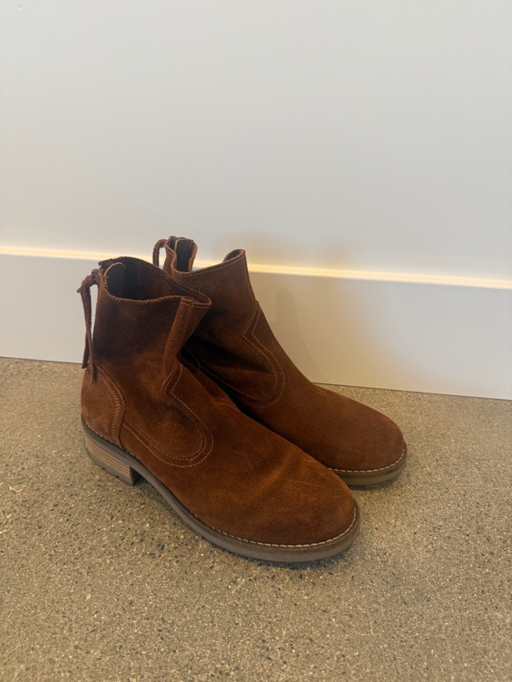 Women’s Brown Suede Ankle Boots